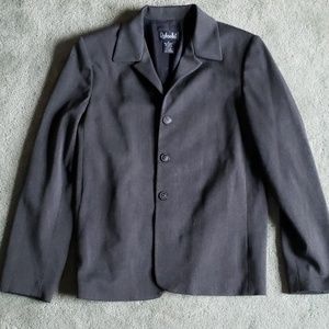 EUC Rafaella Sz 8 dark gray blazer